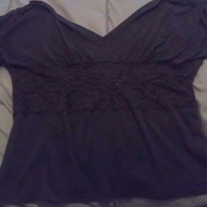 Black candy rain top